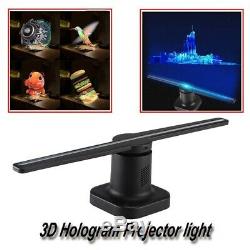 1 Kit 450224 3D Remote Hologram Player LED Fan Effect Lights Easy Installation