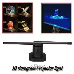1 Kit 450224 3D Remote Hologram Player LED Fan Effect Lights Easy Installation