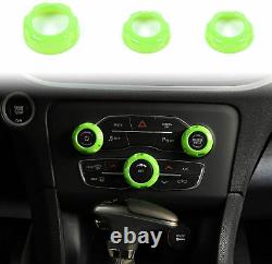 11pc Full Interior Dash Cover Decoration Trim Kit for Dodge Challenger 15+ Green
