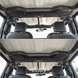 11pcs 8.4'' Interior Decoration Trim Kit for 2018+ Jeep Wrangler JL Carbon Fiber