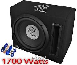 12 Active Subwoofer Bass box Car Audio Built in Amplifier Easy install free Kit