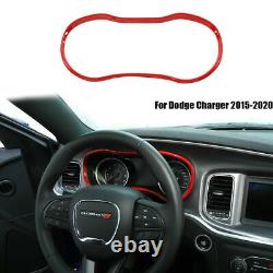 13PCS/set ABS Red Interior Full Set Decor Cover Trim Kit for Dodge Charger 2015+
