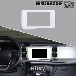 14x White Interior Steering Wheel Dashboard Trim Cover Kit For Ford Bronco 2021+
