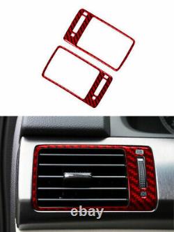 15Pcs For Honda Accord 2013-17 Red Carbon Fiber Full Interior Kit Set Cover Trim