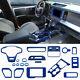 19 Full Set Inner Center Console Trim Kit Blue Cover For Ford Bronco Accessories