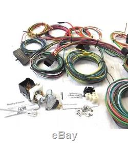 1932 ford 22 Circuit Wiring Harness kit hot rod style easy painless install