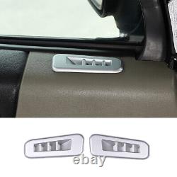 19PCS Chrome ABS Interior Central Control Decorate Kit For Hummer H2 2003-2007