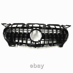 1x Front Grille Grill Body Kit Black For 2015-2017 2016 Mercedes Benz AMG GT GTS