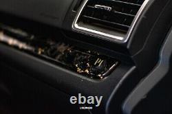 2015-2021 Subaru VA WRX and STI Real FORGED Carbon with GOLD Flake Dash Trim Kit