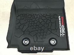 2016-2022 Toyota Tacoma Trd Pro All Weather/rubber Floor Mat Auto Transmission
