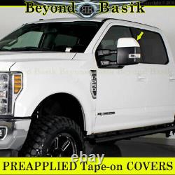 2017-21 2022 2023 2024 Ford F250-F550 Superduty Mirror COVERS Z1 YZ OXFORD WHITE