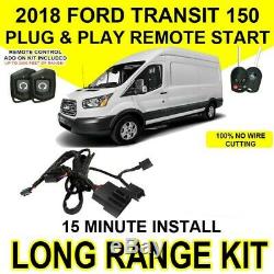 2018 Ford Transit 150 Plug and Play Remote Start / Easy Install / + Remote Kit