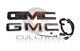 2019-2022 Gmc Sierra Front Illuminated & Rear Black Emblem Kit Multipro 84741561