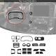 21pcs Interior Decoration Trim Cover Kit For Ford F150 4dr 2021-23 Carbon Fiber