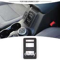 21x Carbon Fiber Interior ABS Set Panel Decor Cover Trim Kit For Ford Bronco 21+