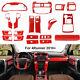 23pcs Full Set Interior Center Console Cover Trim Kits For 4runner 2010+ Red