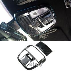 23x Carbon Fiber Interior Set Decor Cover Trims Kit Bezels For Dodge Charger 11+