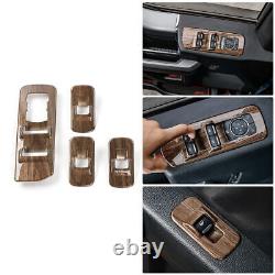 24x Wood Grain Interior Set Dashboard Panel Cover Trim Kit For Ford F150 2015-20