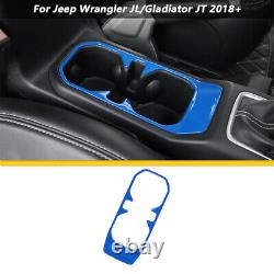 26pcs Interior Accessories Cover Trim Full Kit for Jeep Wrangler JL JT 18+ Blue