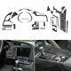27pcs Carbon Fiber Interior Decorative Kit Trim Cover For Chevrolet Corvette C7