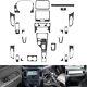 28pcs For Ford Ranger 2019-22 Carbon Fiber Full Kits Interior Trim