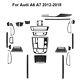 32pcs Carbon Fiber Interior Full Kit Cover Trim Sticker For Audi A6 A7 2012-2018