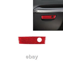 33pcs Red Carbon Fiber Full Kits Interior Sticker Trim For Wrangler 2011-17