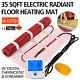 35 Sqft Electric Radiant Warm Floor Heating Mat Kit Tile 120v Easy Install
