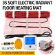 35 Sqft Electric Tile Radiant Warm Floor Heating Mat Kit Easy Install Alarmer