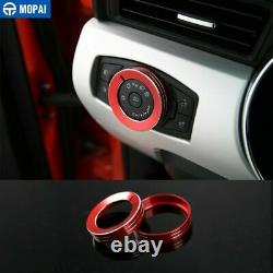 36x Interior Decoration Cover Kit Trim for Ford Mustang 2015-20 Accessories ABS
