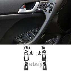 37Pcs Carbon Fiber Full Set Kit Interior Decor Cover Trim For Acura TSX 2009-14