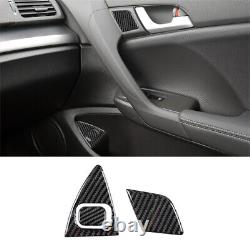 37Pcs Carbon Fiber Full Set Kit Interior Decor Cover Trim For Acura TSX 2009-14