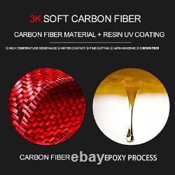 38Pcs Red Carbon Fiber Full Interior Kit Cover Trim For Colorado/Canyon 2015-22