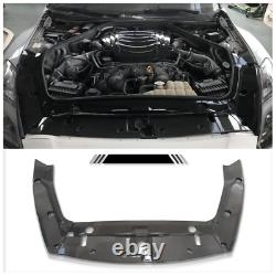 3Pcs Carbon Fiber Challenge Style Engine Bay Dress Up Trim Kit For 2008- R35 GTR