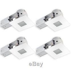 4 LED IC Rated Shower Dimmable Downlight Recessed Lighting Kit, Easy Install