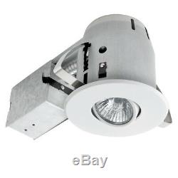 4 Spotlight Downlight Recessed Lighting Kit Dimmable Easy Install White 10-Pack