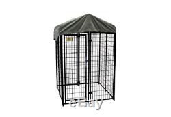 4 ft. X 4 ft. X 6 ft. Welded Wire Dog Fence Kennel Kit Easy Installation