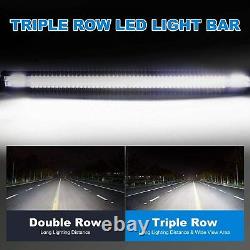 42Inch LED Light Bar +22/24 +4 PODS Combo Kit For OffRoad Jeep ATV SUV 4WD UTE