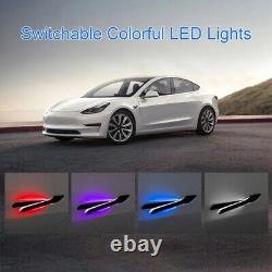 4PCS Upgraded Electric Pop-up Door Handle Kits With LED Fits For Tesla MODEL 3/Y