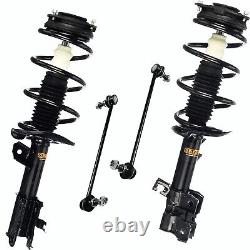 4PCs Front Struts + Sway Bar Links for 2008 2009 2010 2011 2012 Nissan Rogue FWD