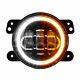 4in Standard Fit Jeep Led Fog Light / Turn Signal 2pc Kit Easy Installation