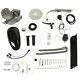50cc 38km/h Easy To Install Petrol Gas Engine Kit Silver Us Free Shipping