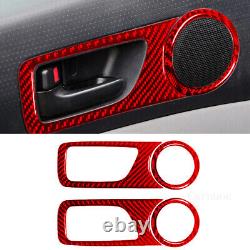 51pcs Red Carbon Fiber Full Kit Interior Sticker Trim Set For Toyota Tacoma