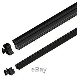 6 ft Aluminum Stair Hand and Base Rail Kit Easy to Install Porch Balcony Deck