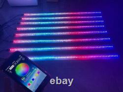 8PCS 6.5 Feet Double Row Color CHASING Underglow Light Strips Slingshot SLR 2022