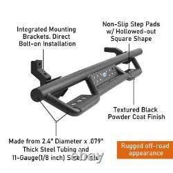 8pc Steel Fender Flare Guard Kit + Side Step Nerf Bar for Ford Bronco 2021-2022