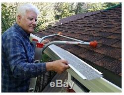 92-Ft Stainless Steel Gutter Guard Kit Fits Gutters Up To 5 Easy Installation