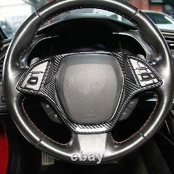 ABS Carbon Fiber Interior Accessories Kit Trims For Chevrolet Corvette C7 14-18