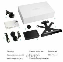 AUTO-VOX Solar-1 Wireless Rear View Backup Camera Kit 5 Mins Easy Install