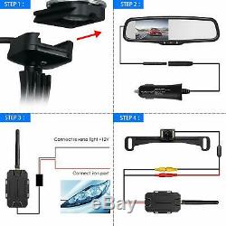AUTO VOX T1400 Upgrade Wireless Backup Camera Kit, Easy Installation with No Wir